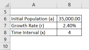 Exponential Growth Example 1-1