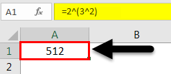 Exponents in Excel Example 6-3