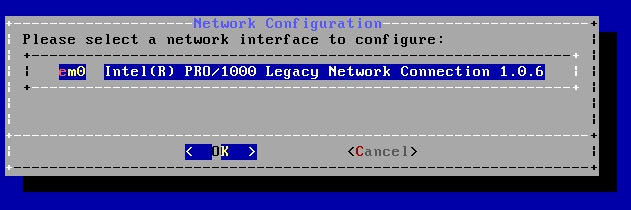 network configuration settings