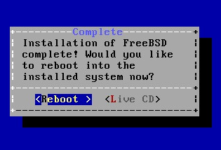 Install FreeBSD 22