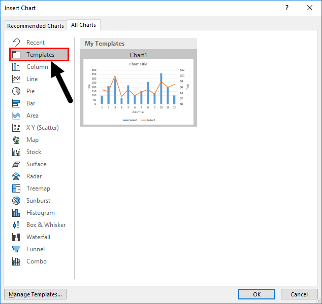 Chart Excel Template 2-3