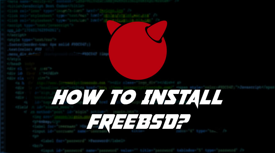 How to Install FreeBSD