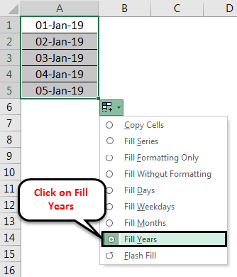 Fill Years
