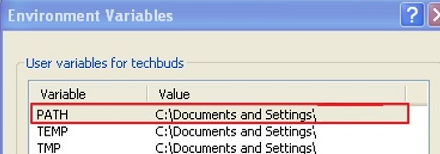 environment variables