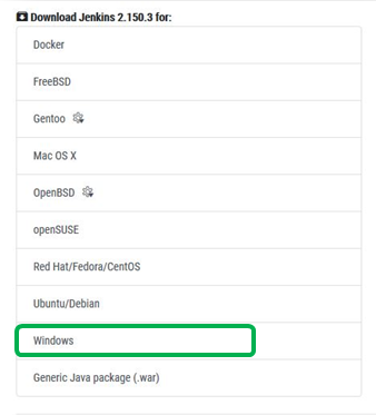 latest version of Jenkins