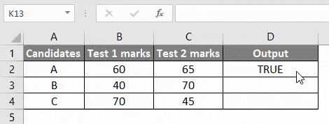 Logical Test Example 3-3