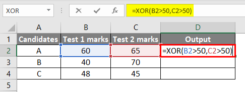 Logical Functions XOR