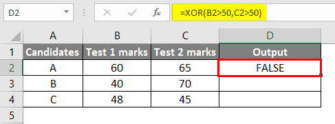 Logical Test Example 4-2