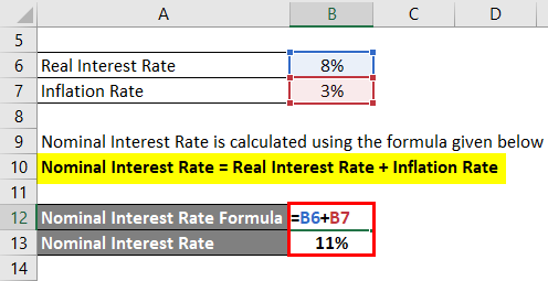 Calculation of Nominal Interest Rate 2