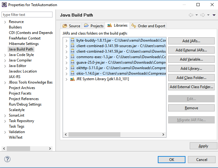 Now click on libraries