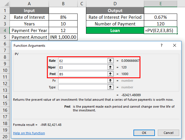 PV Formula Example 1-8