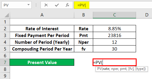 PV Formula Example 2-2
