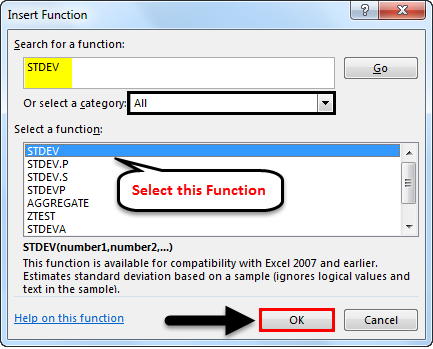 Standard Deviation Formula example 1-3