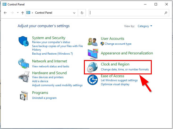 Excel Date Format-Step 1