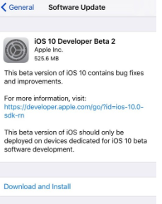 Step 3 iOS install