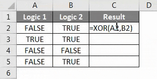 XOR Function Example 2-4