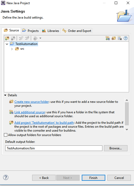 below window appears after clicking