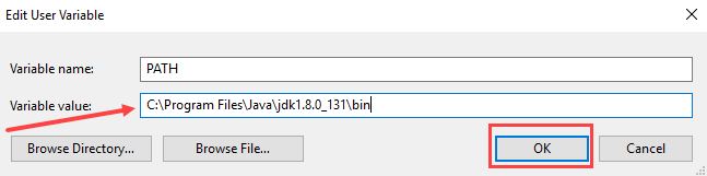 Java 8 Installation step 10-5