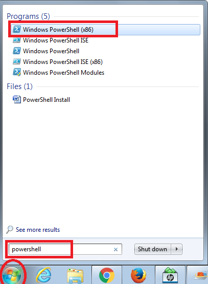 PowerShell Installation step 1