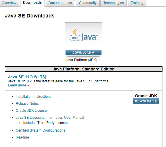 Installation of Java Development Kit