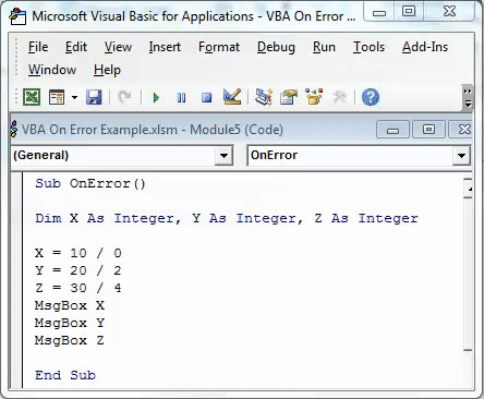 VBA On Error Example 2-3