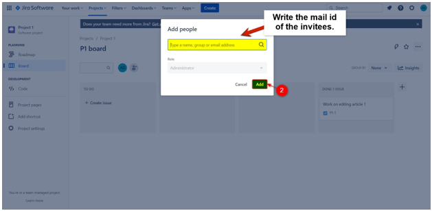 Add team - add people