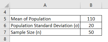 Central Limit Theorem Formula Example 2-1