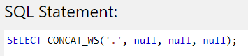 T SQL String Functions - CONCAT_WS NULL VALUE
