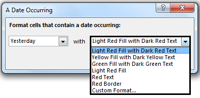 Conditional Formatting For Dates Path 1-3