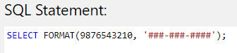 T SQL String Functions - FORMAT