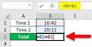 How To Sum Time In Excel Example 2-1