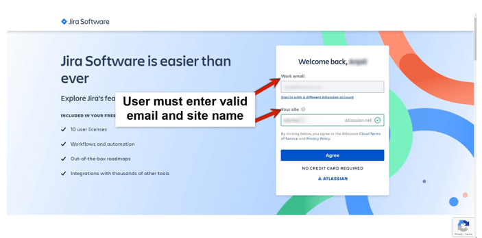 Jira Software account email ID
