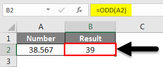 Rounding in Excel - Odd Function Example