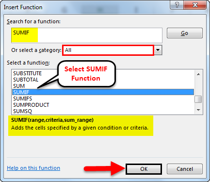 SUMIF With Multiple Criteria Example 2-2