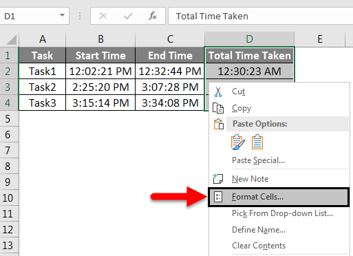 Subtract Time Example 1-4