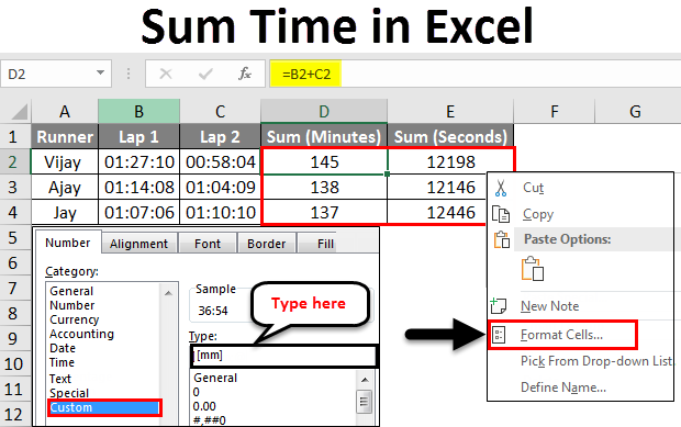 Sum-Time-in-Excel