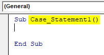 VBA Case Example 1-2