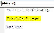 VBA Case Example 1-3