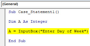 VBA Case Example 1-4