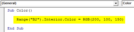 VBA Colour Index Example 2-3