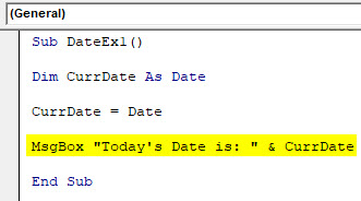 VBA Date Example 1-5