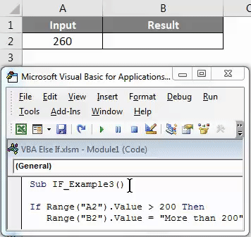 Nested If Statement with Else If Result 1