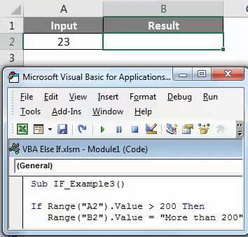 Nested If Statement with Else If Result 3