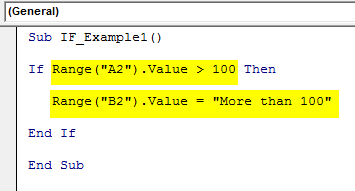 Simple If Statement Code