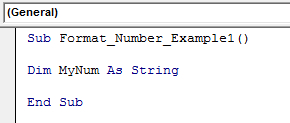 VBA Format Number Example 1-1