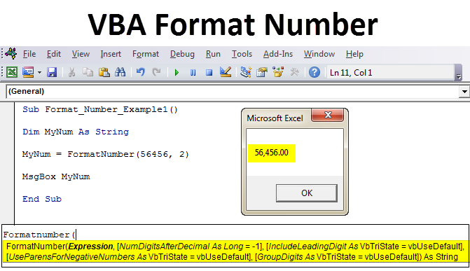 VBA Format Number