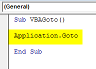 VBA GoTo Example 1-2