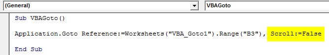 VBA GoTo Example 1-4