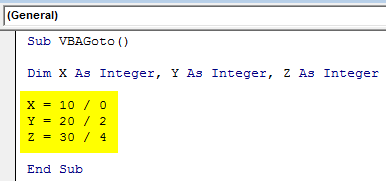 VBA GoTo Example 2-3