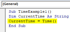 VBA Time Example 1-4